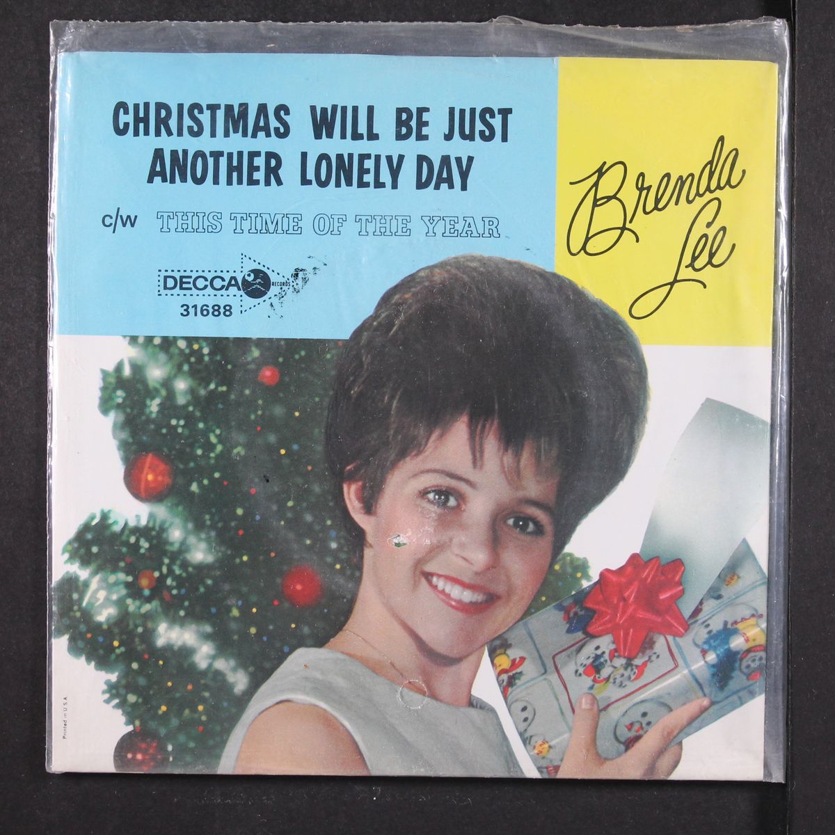 christmas will be just another lonely day / this time of the year by BRENDA LEE