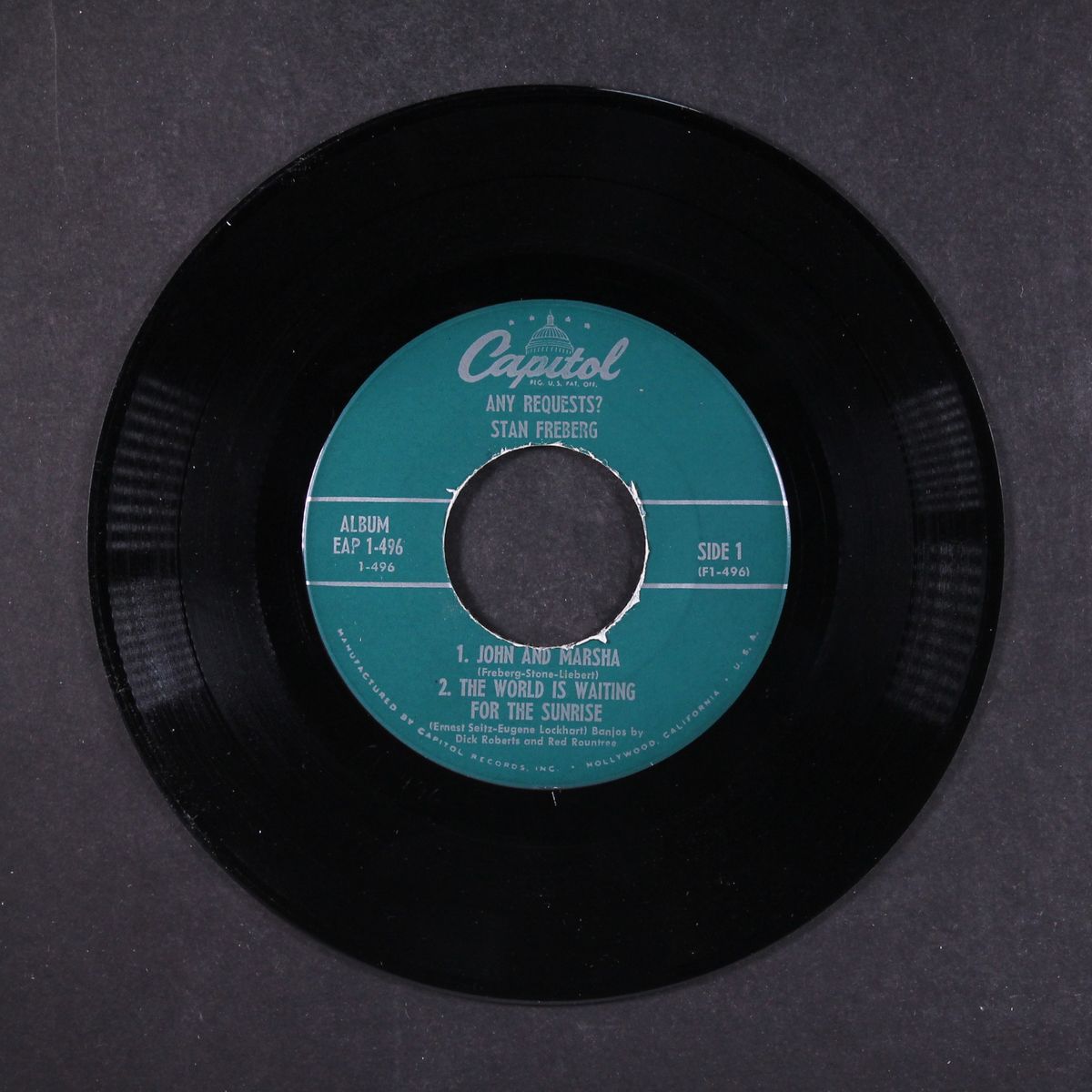 any requests by STAN FREBERG