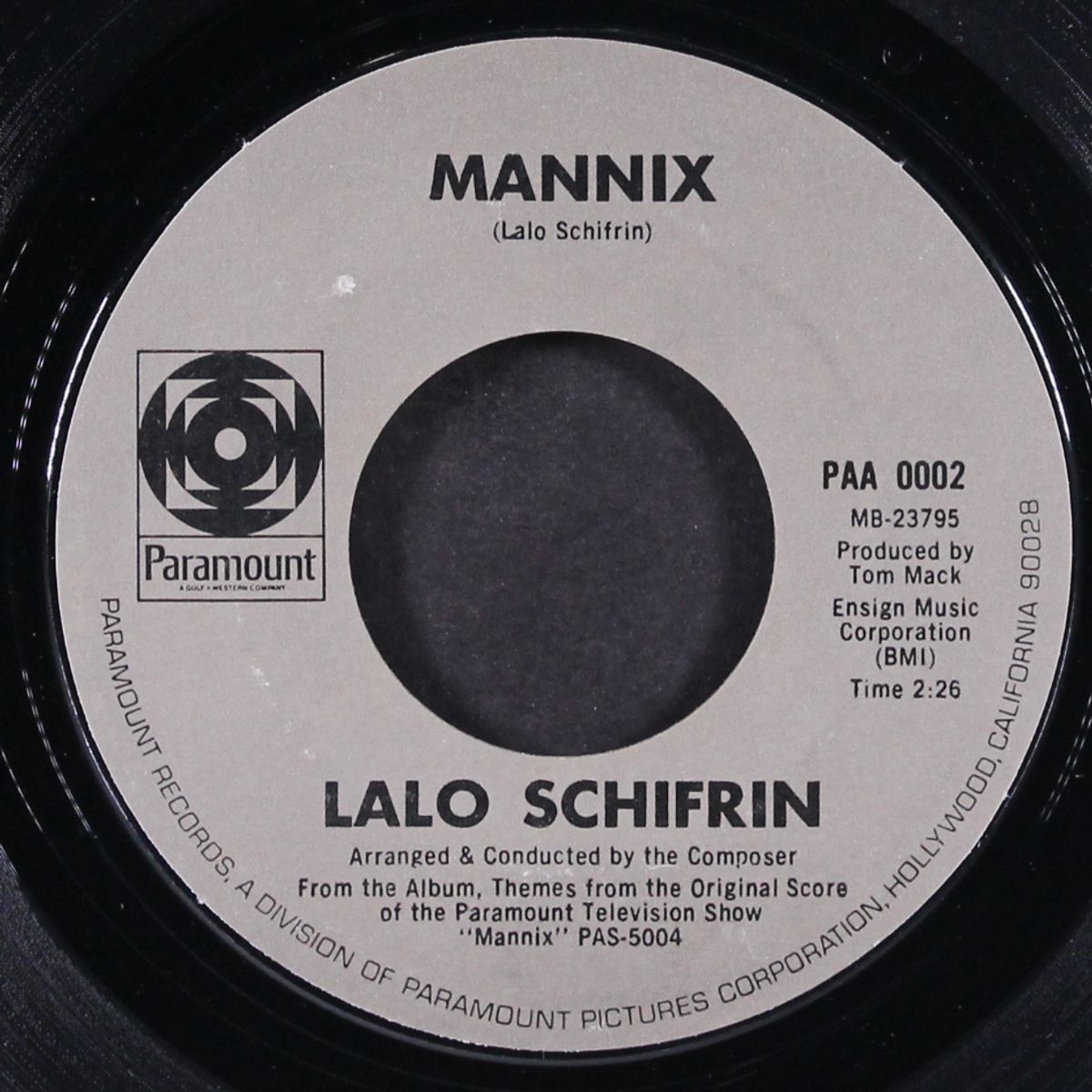 mannix / end game by LALO SCHIFRIN