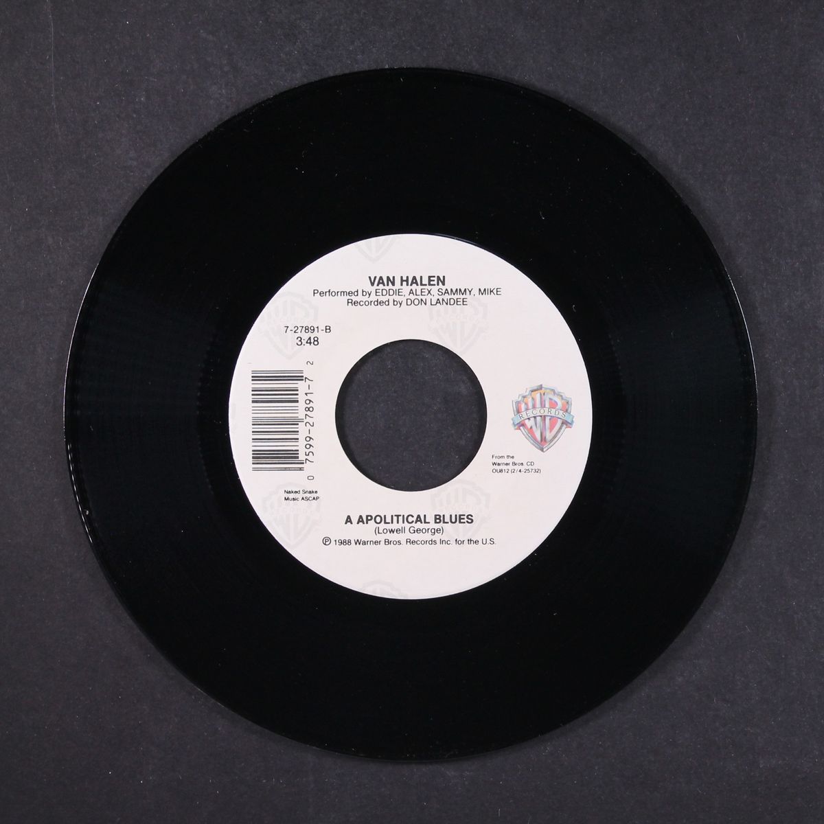 black & blue / apolitical blues by VAN HALEN