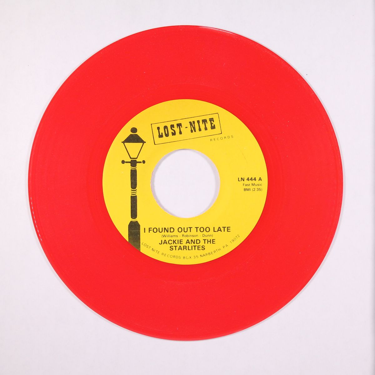i found out too late / i'm coming home by JACKIE & STARLITES