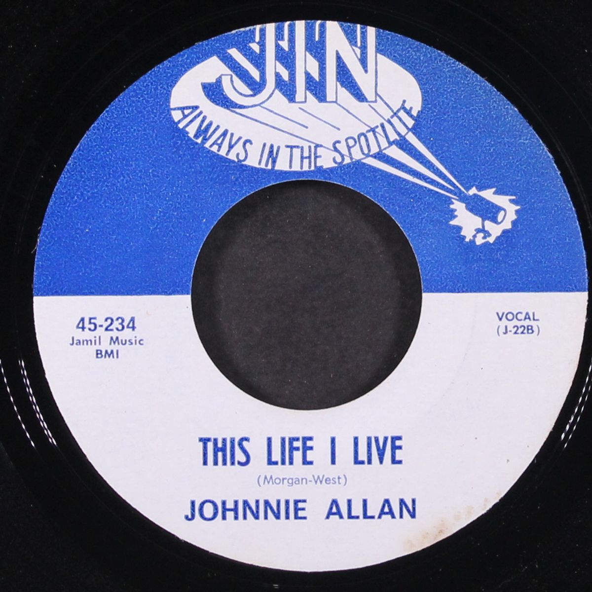 you'll never know / this life i live by JOHNNIE ALLAN