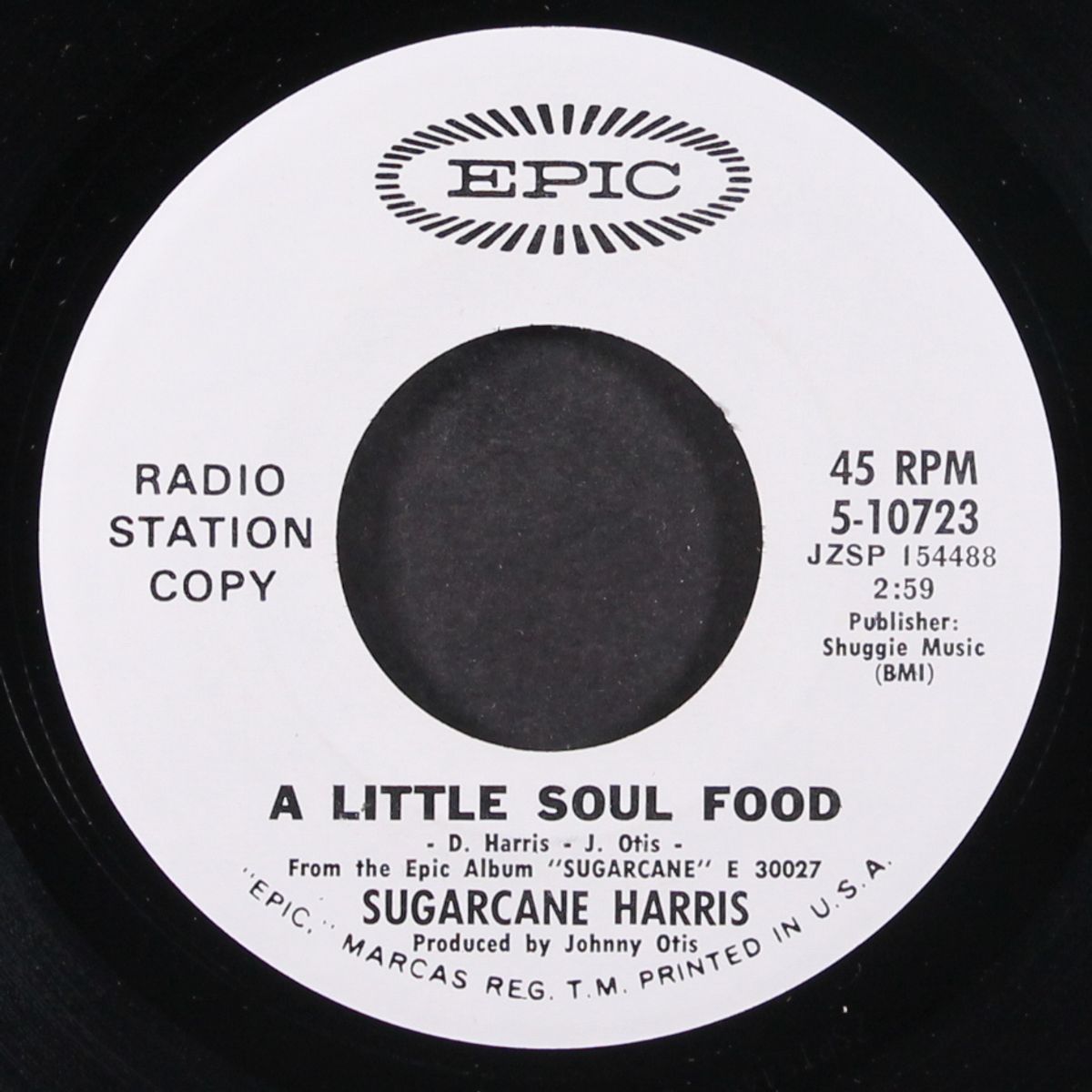 a little soul food / i'm unconscious by SUGARCANE HARRIS