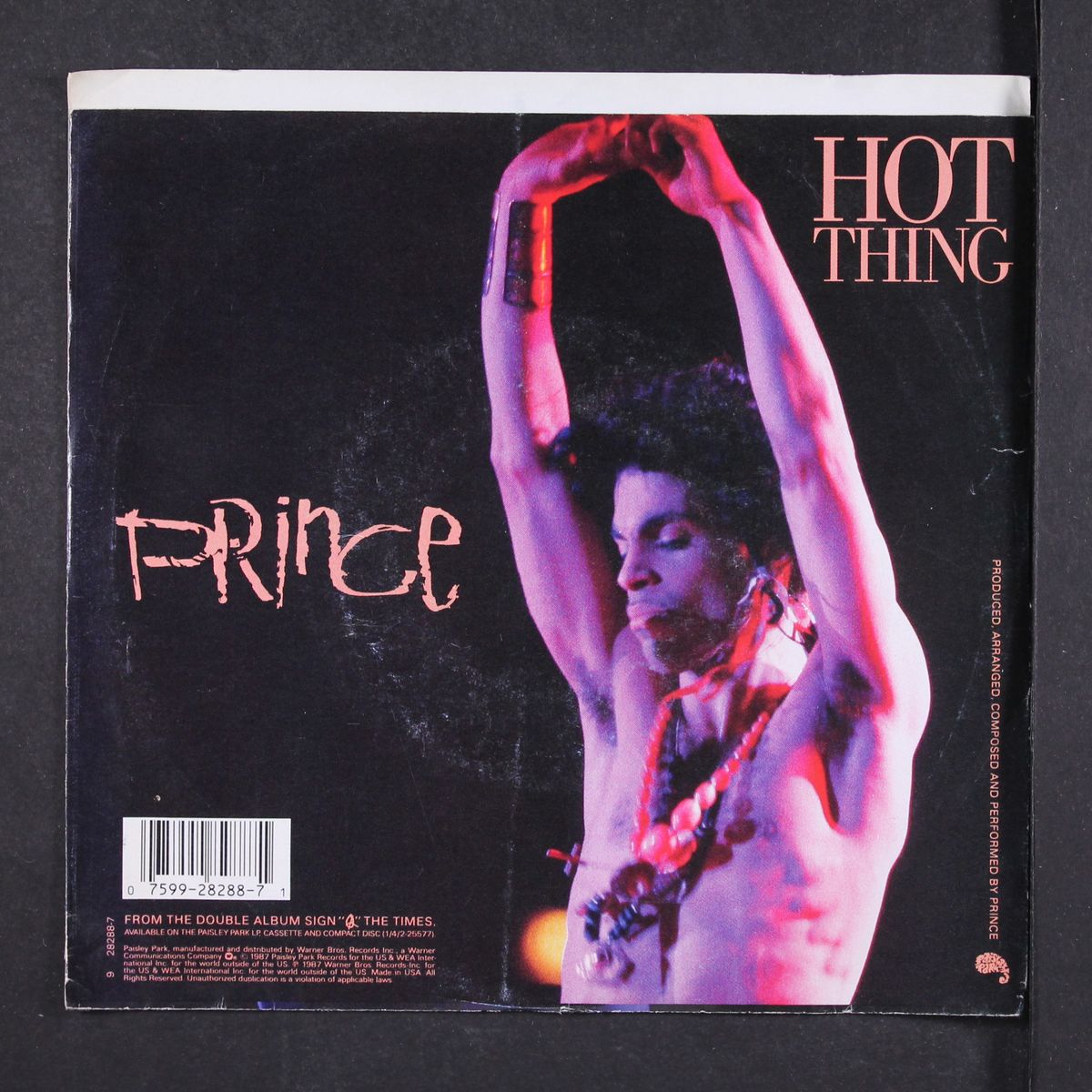 i could never take the place of your man / hot thing by PRINCE