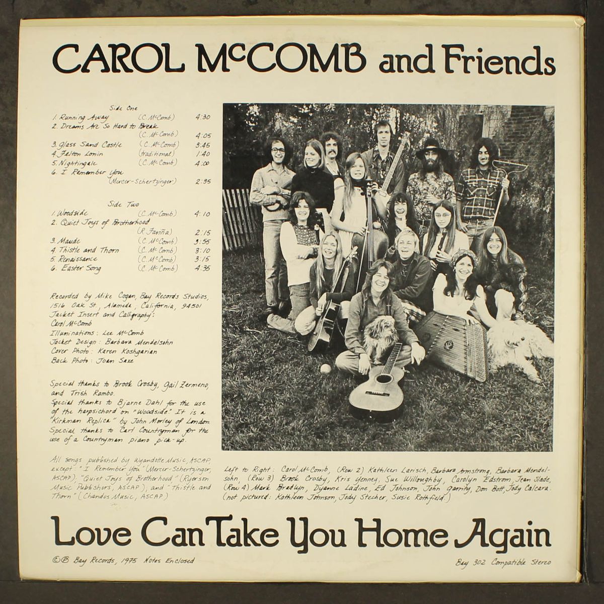 love can take you home again by CAROL MCCOMB