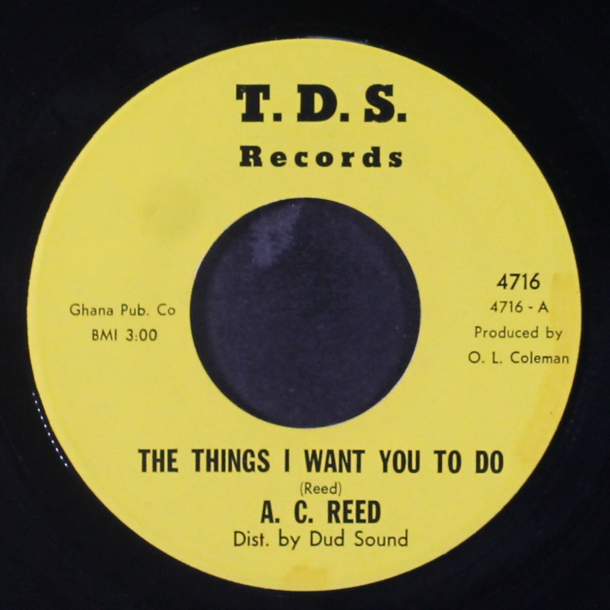 the things i want you to do / 3 short by A.C. REED
