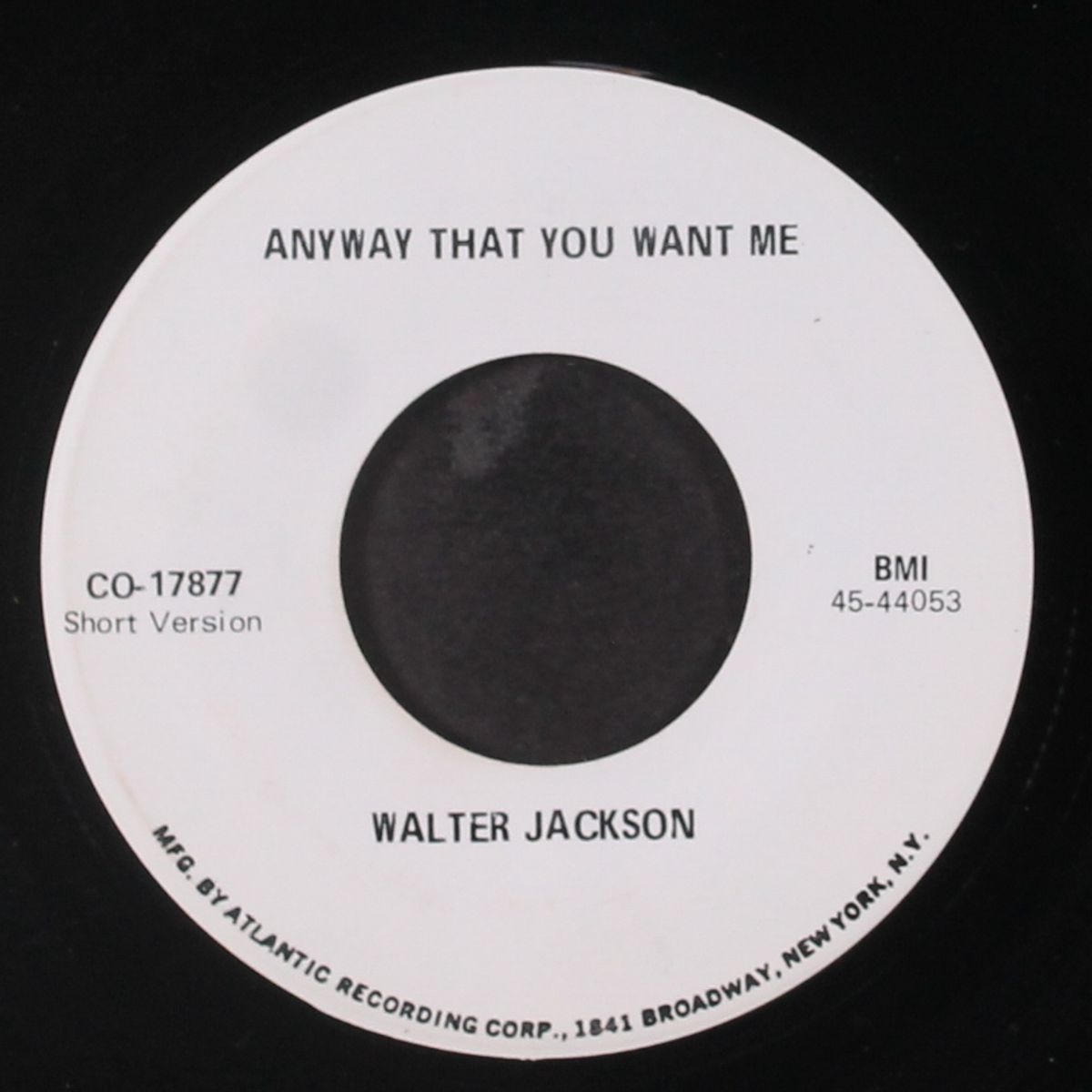 anyway that you want me / short by WALTER JACKSON