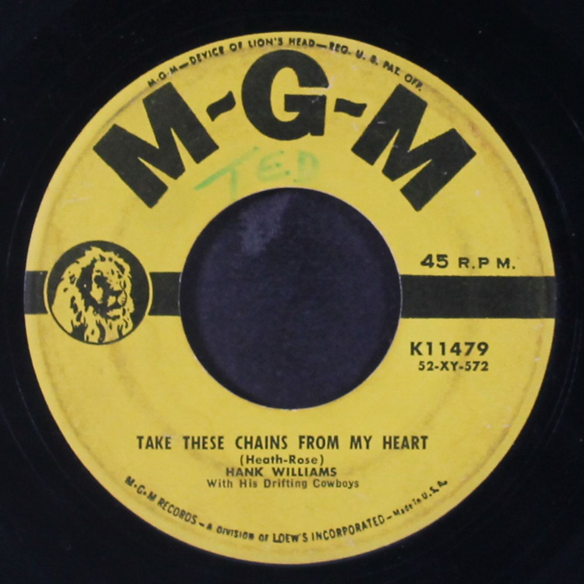 ramblin' man / take these chains from my heart by HANK WILLIAMS