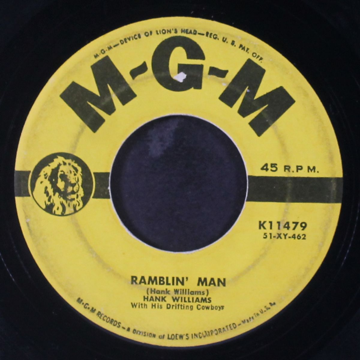 ramblin' man / take these chains from my heart by HANK WILLIAMS