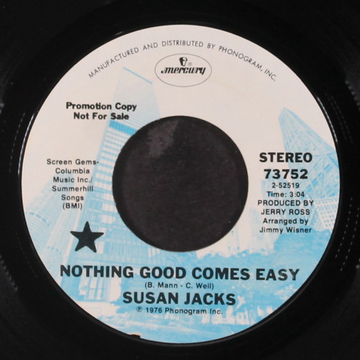 nothing good comes easy / never let him go by SUSAN JACKS