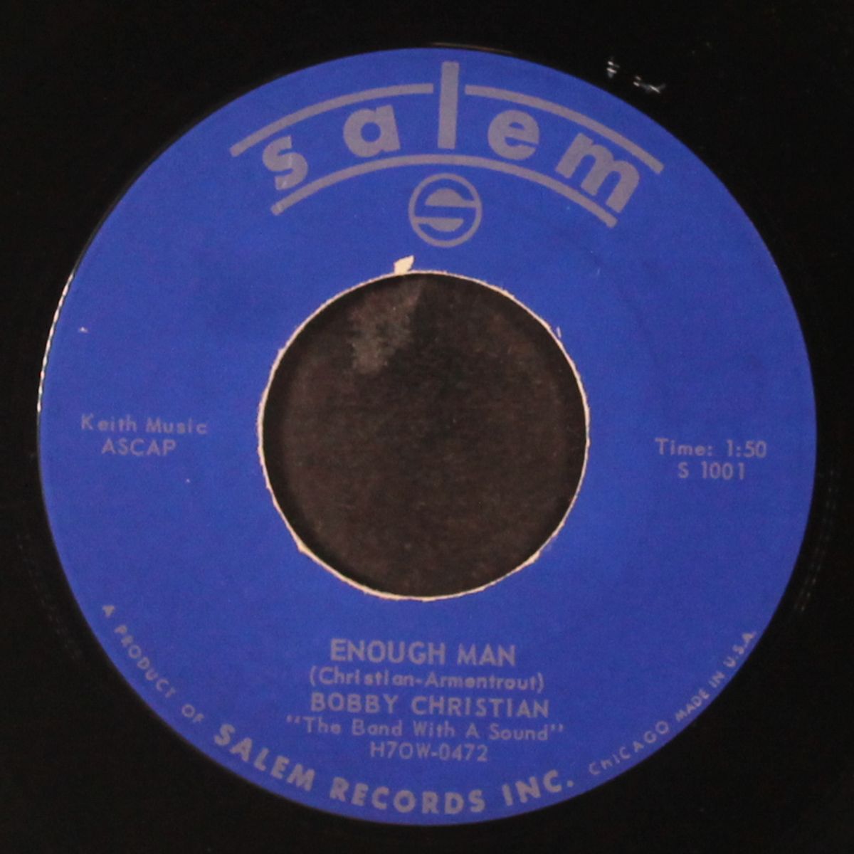 enough man by BOBBY CHRISTIAN