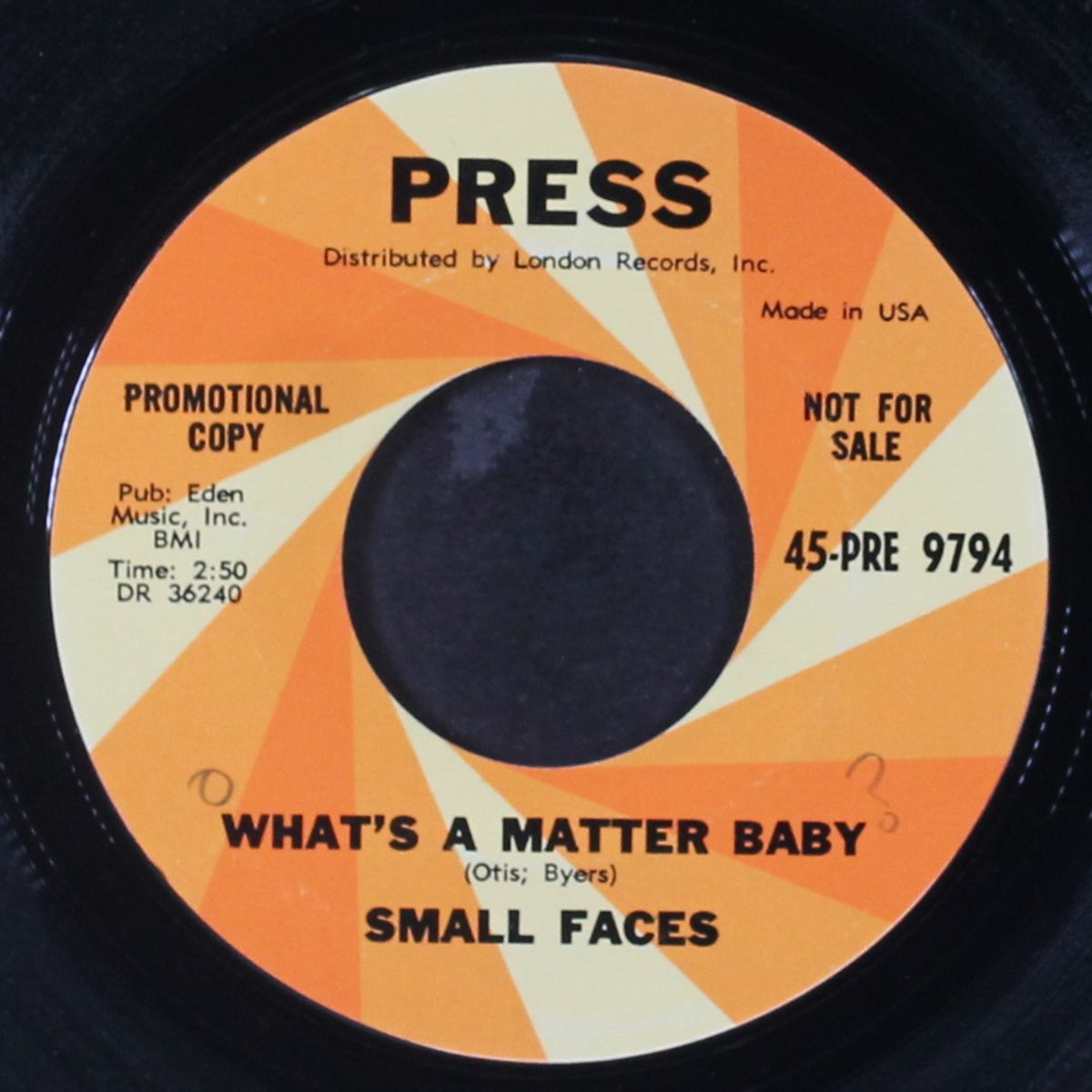 whatcha gonna do about it / what's a matter baby by SMALL FACES