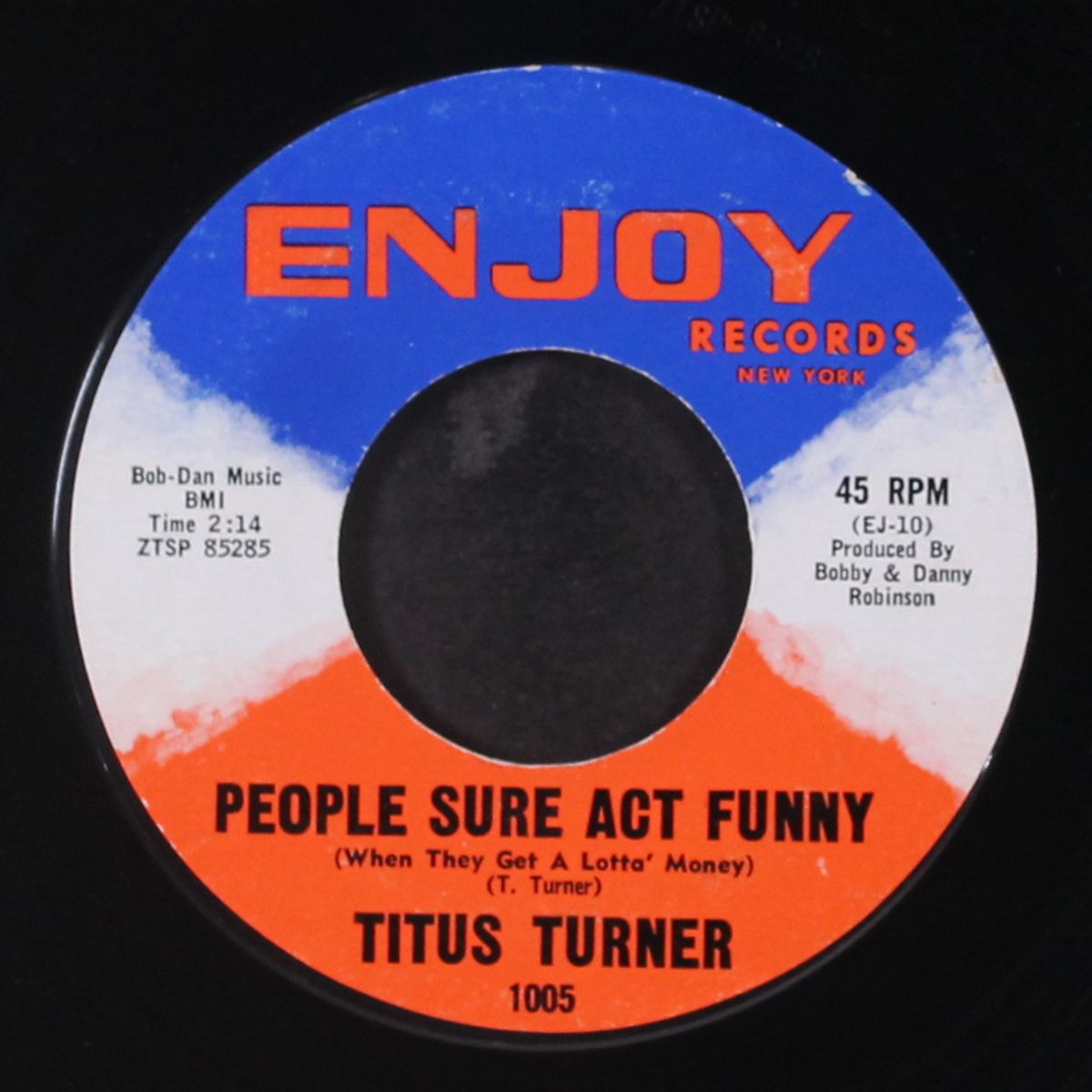 people sure act funny / my darkest hour by TITUS TURNER