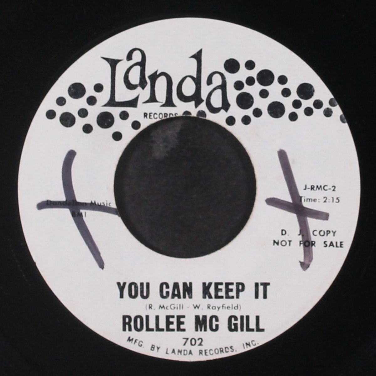 come home / you can keep it by ROLLEE MCGILL