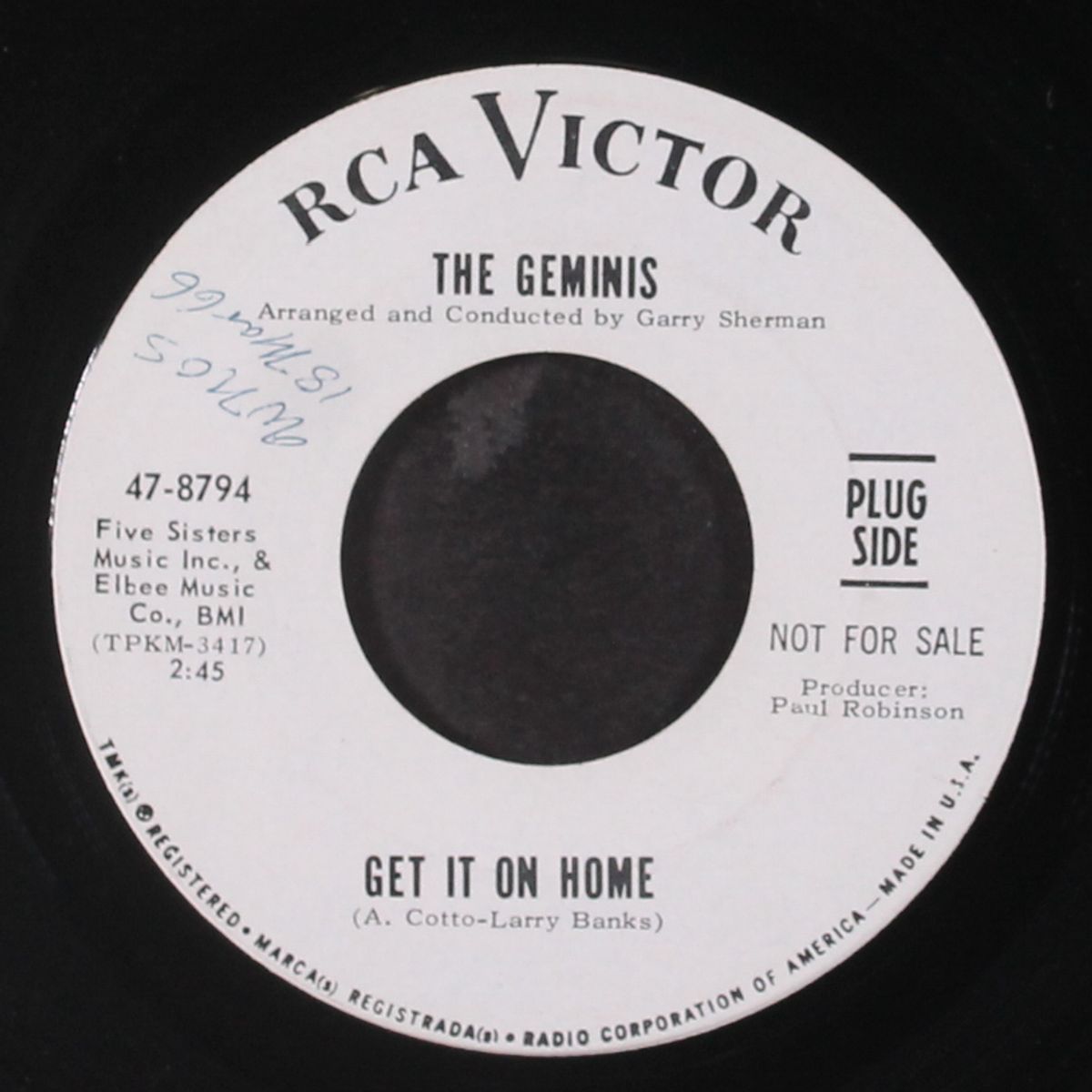get it on home / no more tomorrow by GEMINIS