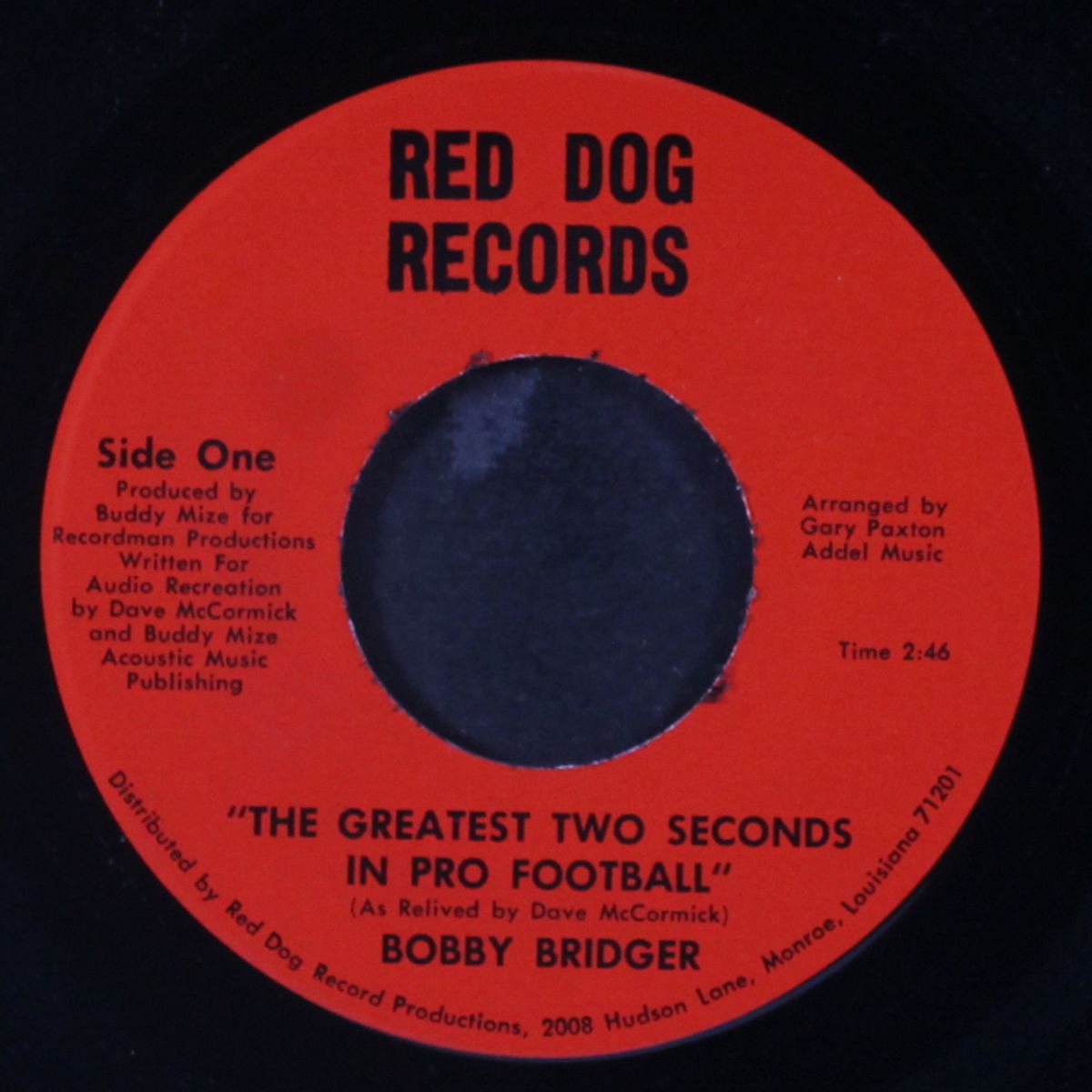 the greatest 2 seconds in pro football by BOBBY BRIDGER