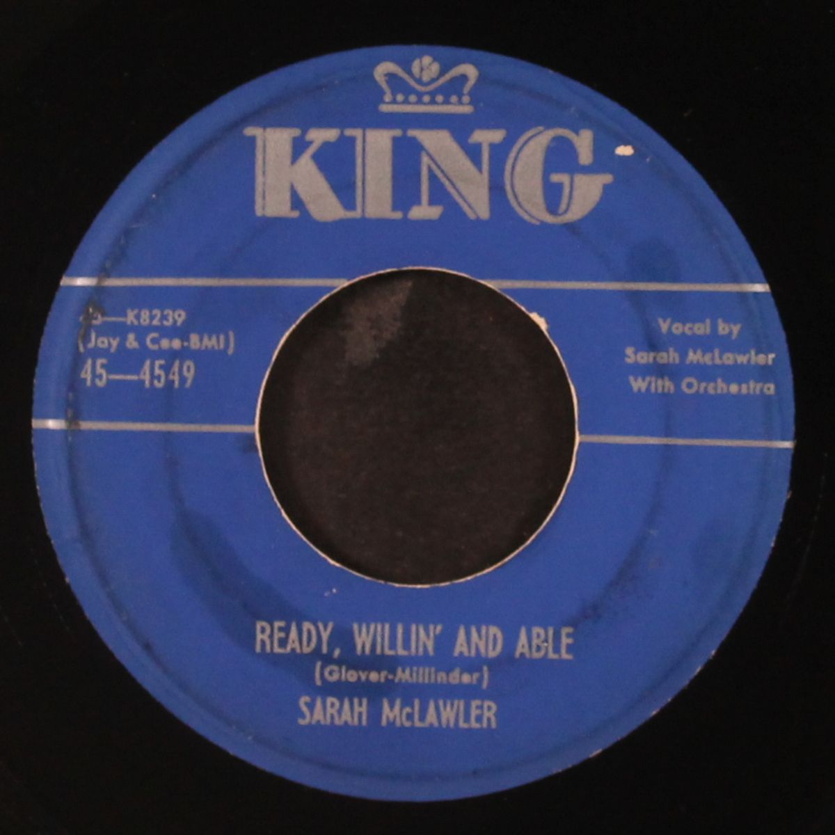 ready, willin' and able / please try to love me by SARAH MCLAWLER