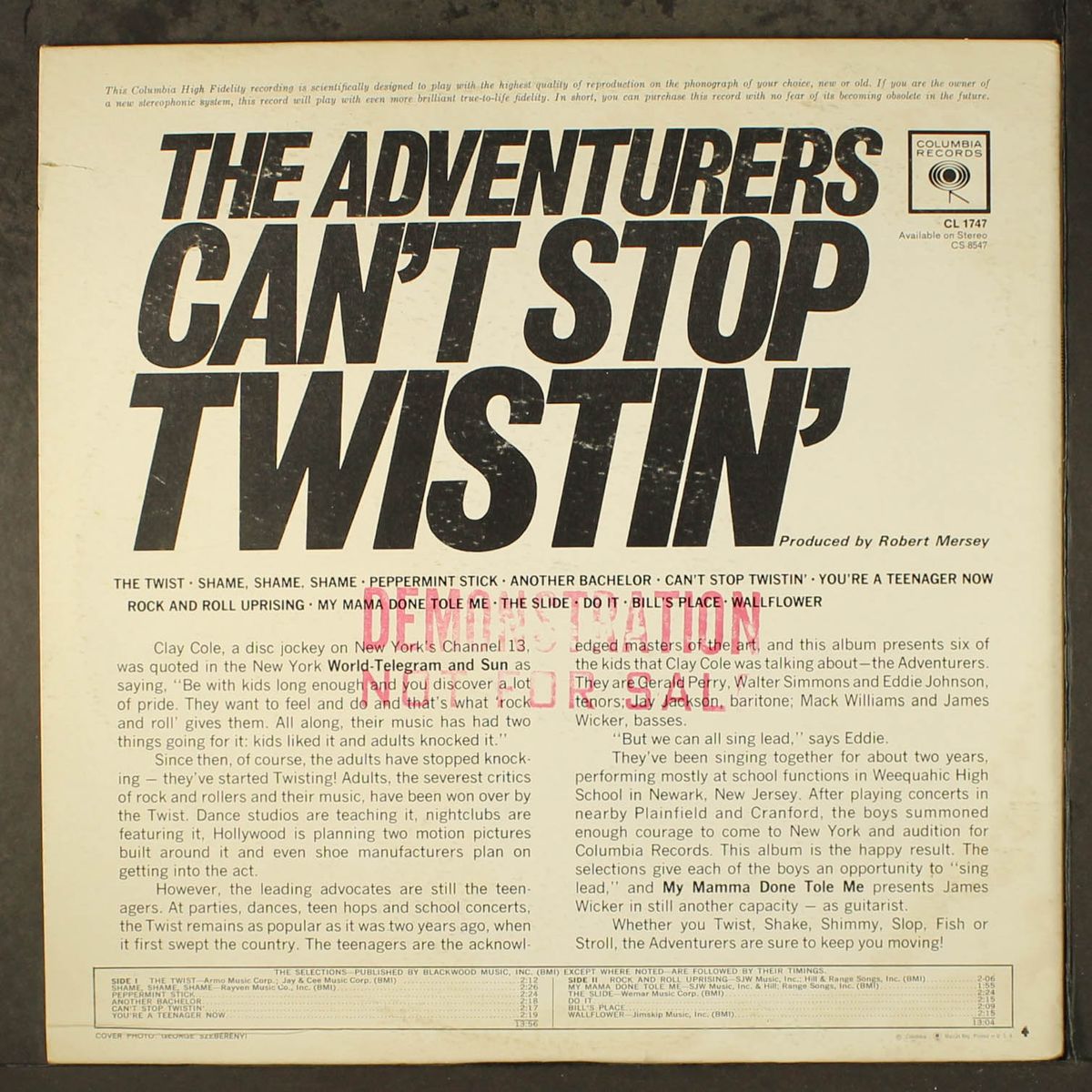 can't stop the twistin' by ADVENTURERS