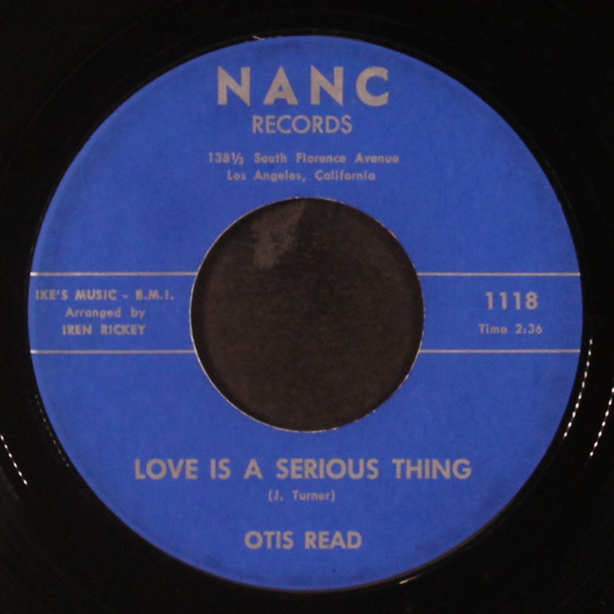 love is a serious thing / come on baby by OTIS READ