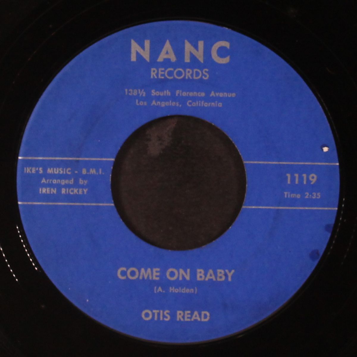 love is a serious thing / come on baby by OTIS READ