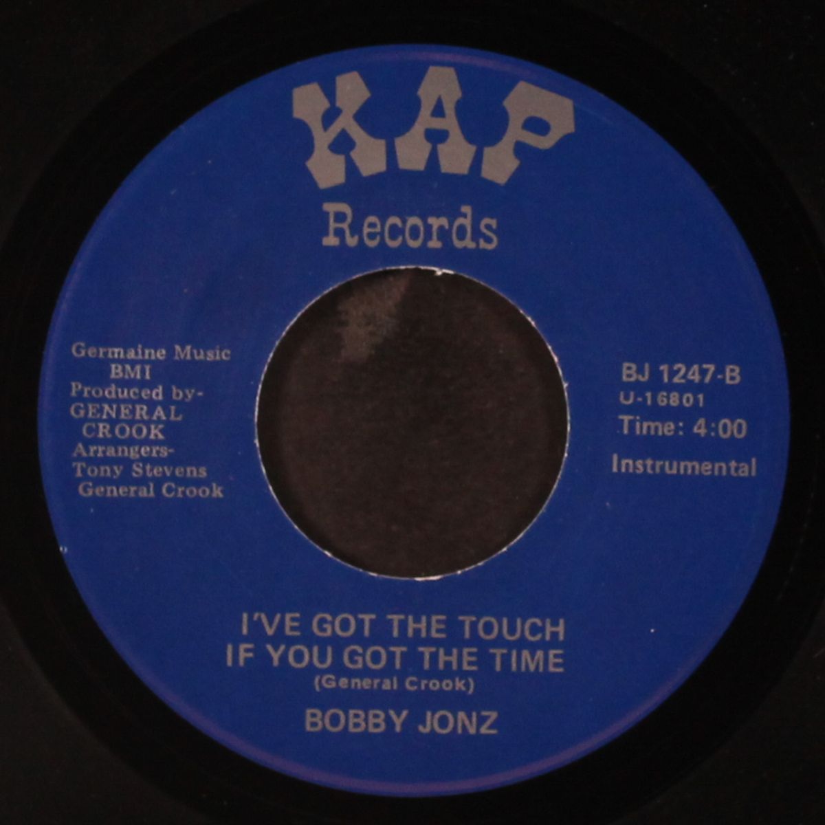 i've got the touch / instrumental by BOBBY JONZ