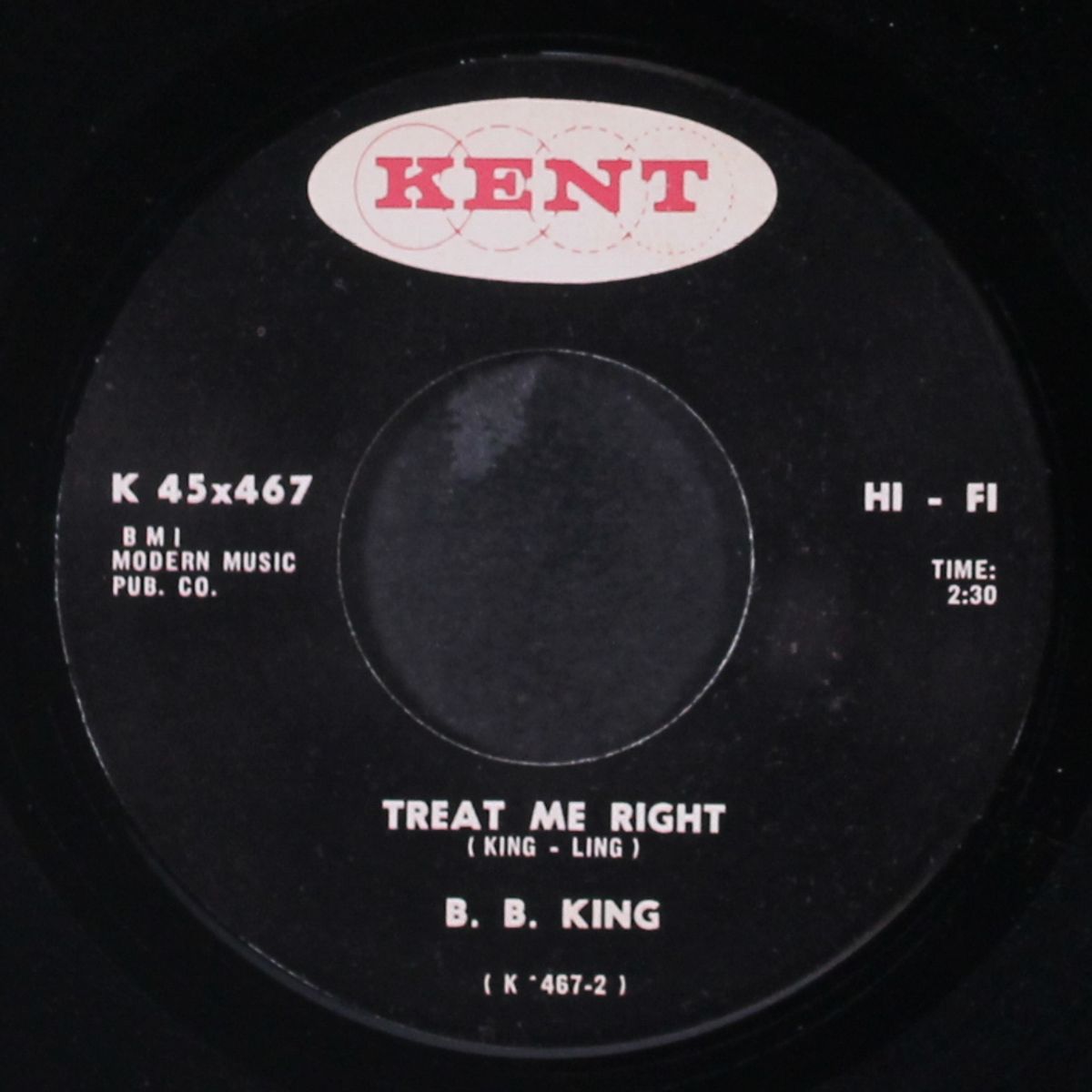 who can your good man be / treat me right by B.B. KING