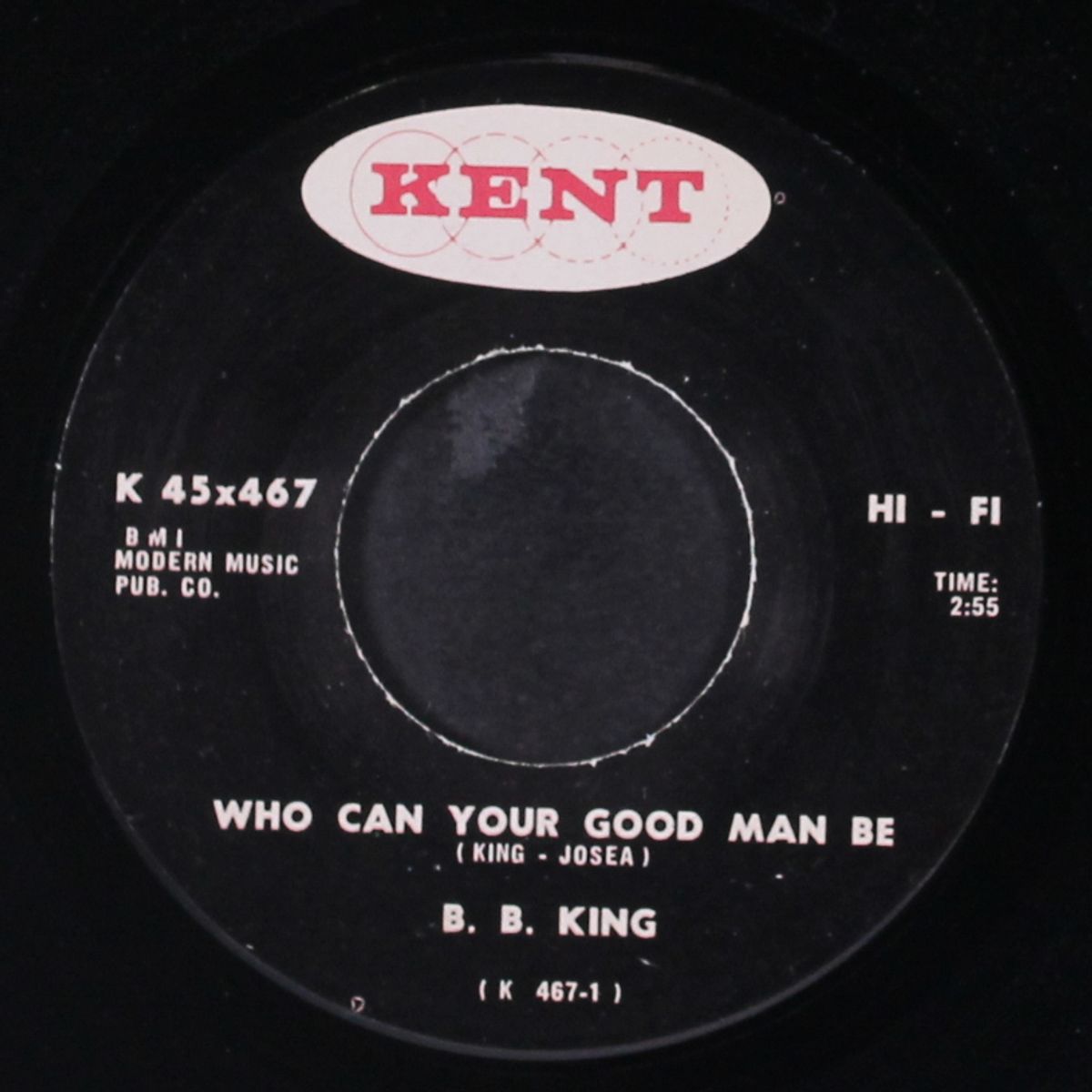 who can your good man be / treat me right by B.B. KING