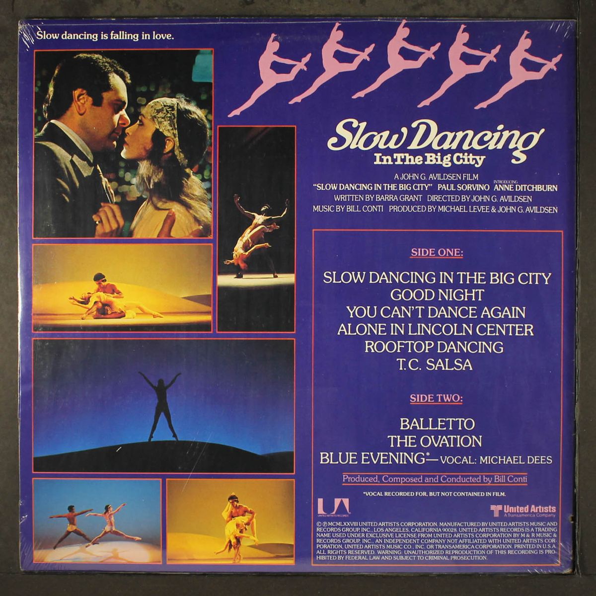 slow dancing in the big city by SOUNDTRACK