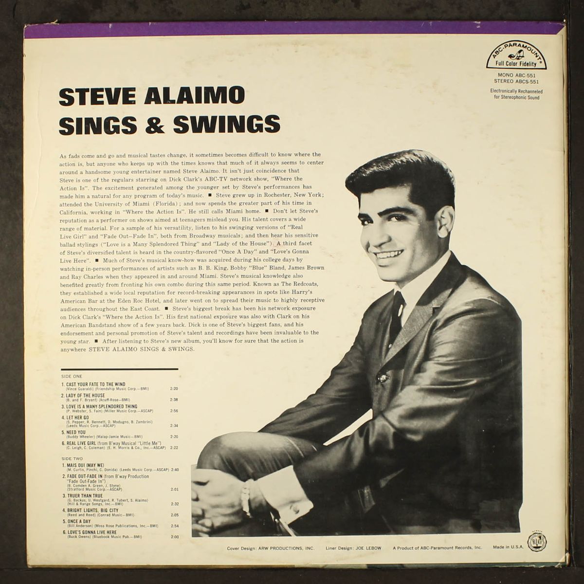 sings and swings by STEVE ALAIMO