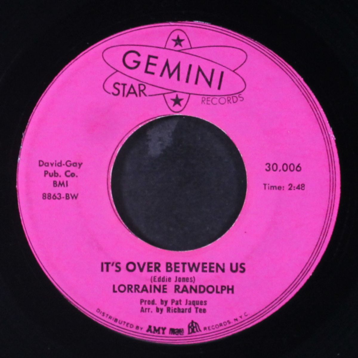 it's over between us / you're what i want by LORRAINE RANDOLPH