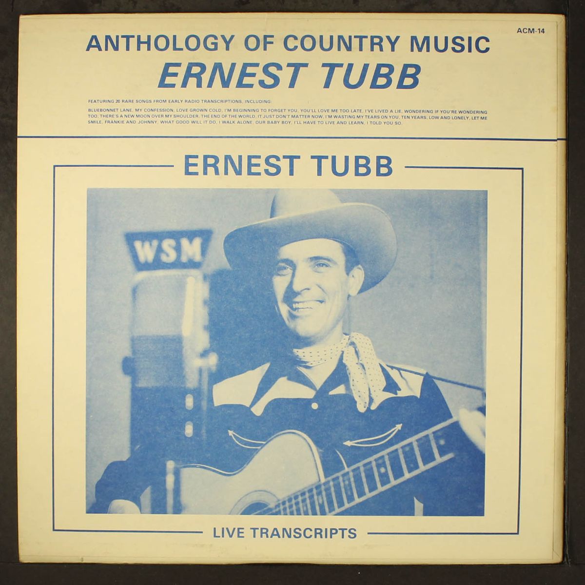early radio transcriptions by ERNEST TUBB