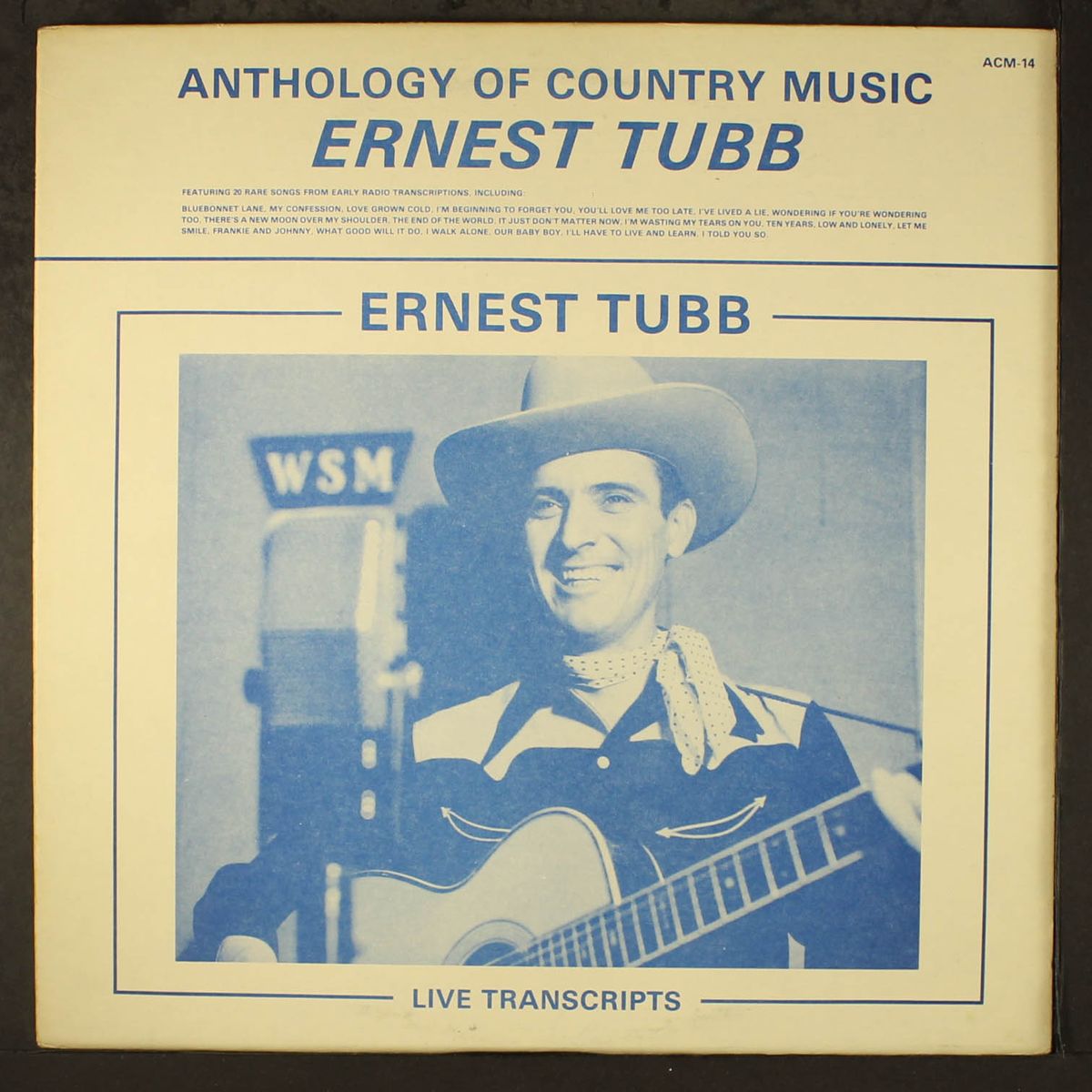 early radio transcriptions by ERNEST TUBB