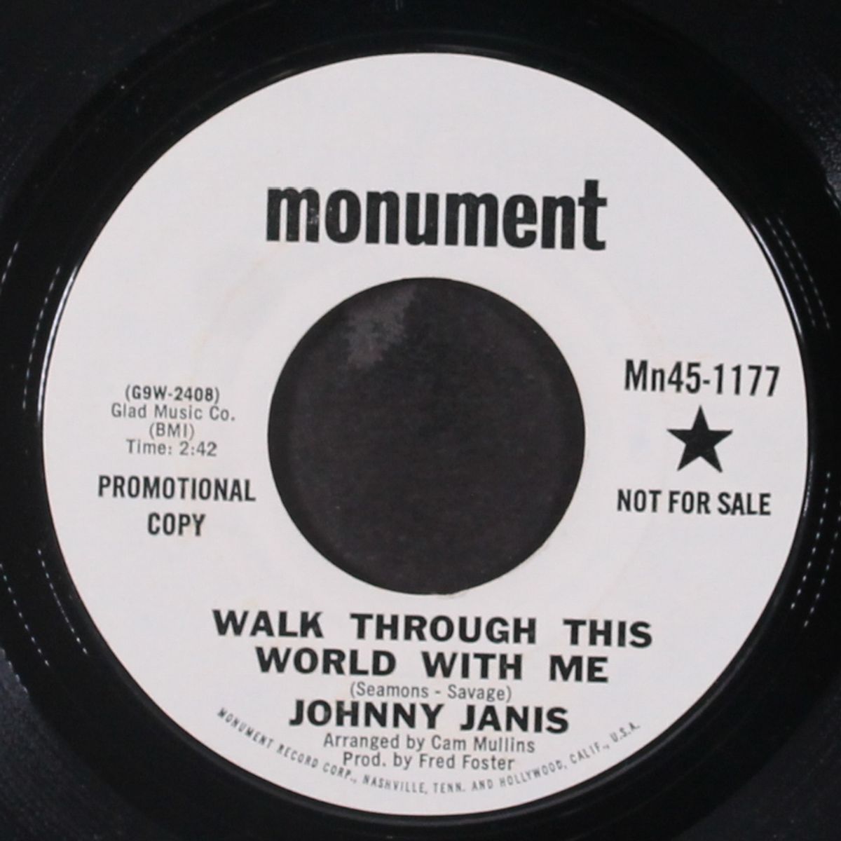 walk through this world with me / all this world and the seven seas by JOHNNY JANIS