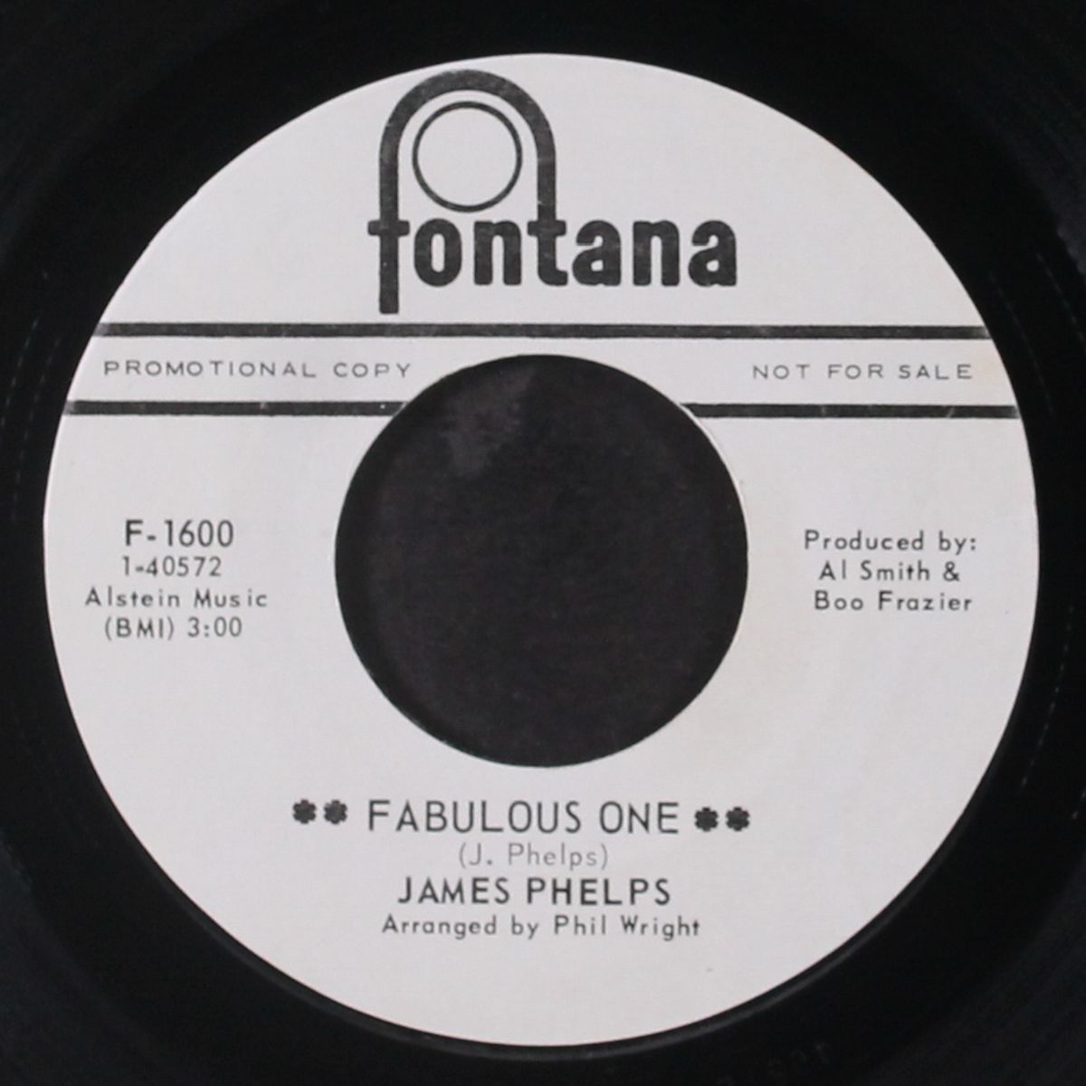fabulous one / the wrong number by JAMES PHELPS