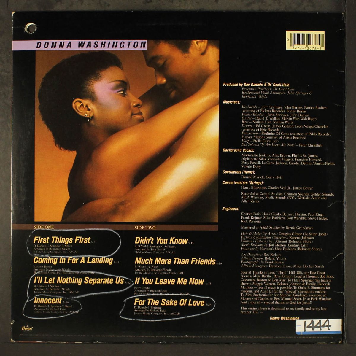 for the sake of love by DONNA WASHINGTON