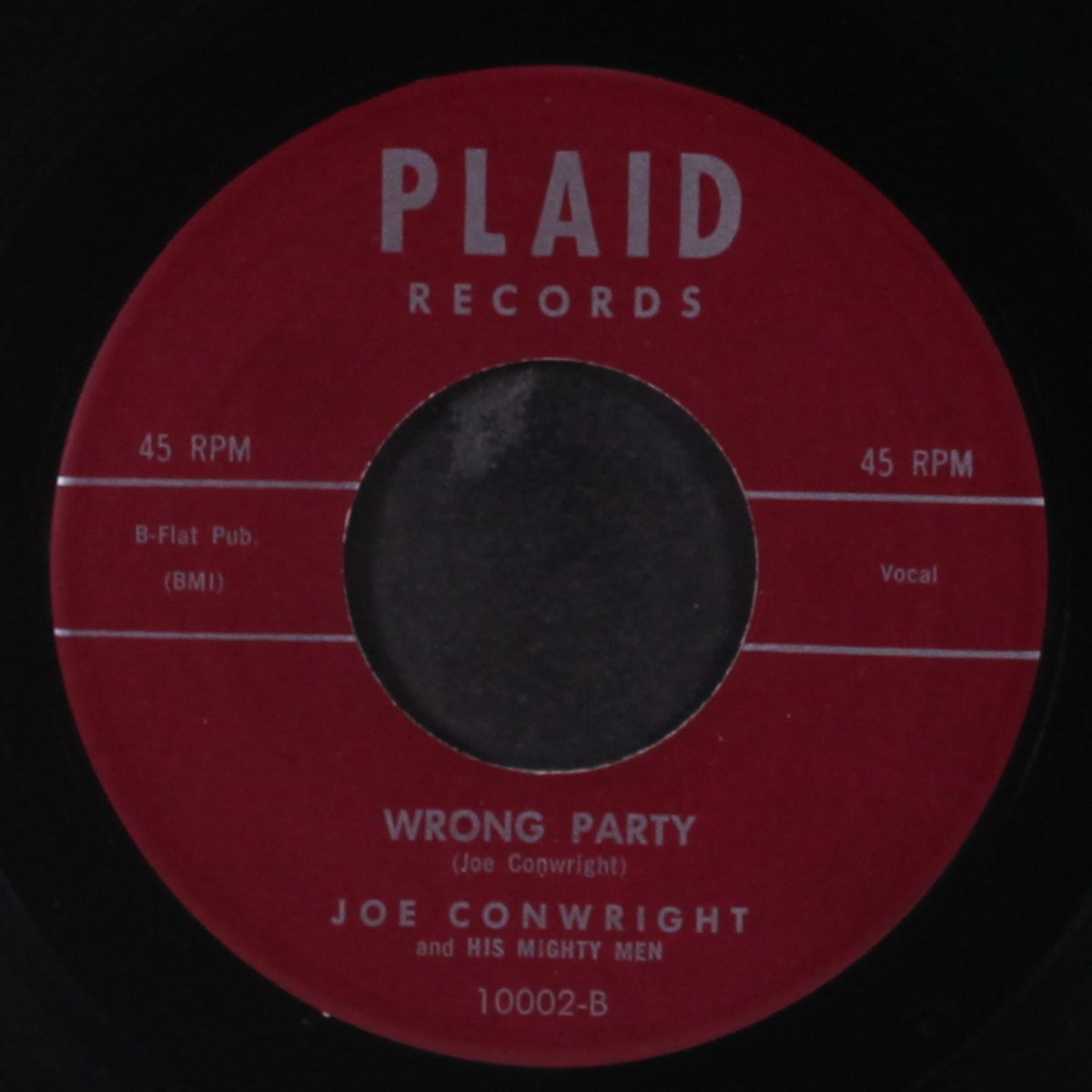 wrong party / mighty joe conn blues by JOE CONWRIGHT & MIGHTY MEN