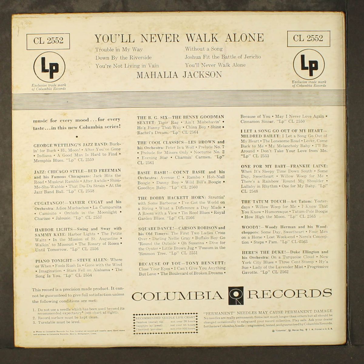 you'll never walk alone by MAHALIA JACKSON