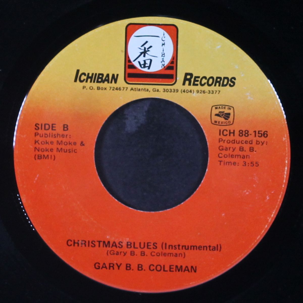 merry christmas, baby / christmas blues by GARY B.B. COLEMAN