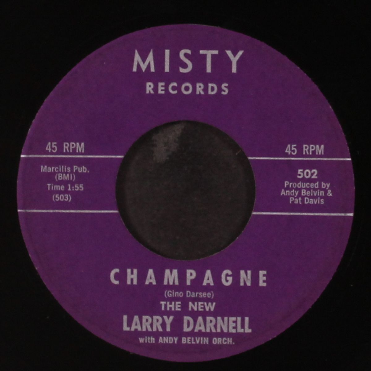 who's your new flame / champagne by LARRY DARNELL