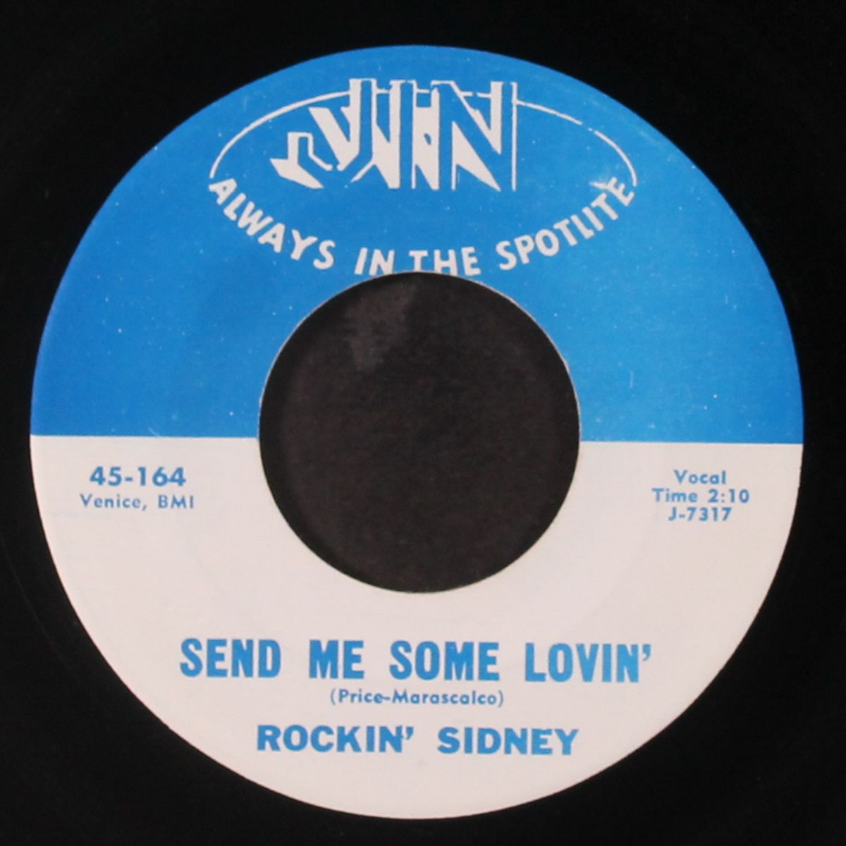send me some lovin' / past bedtime by ROCKIN' SIDNEY