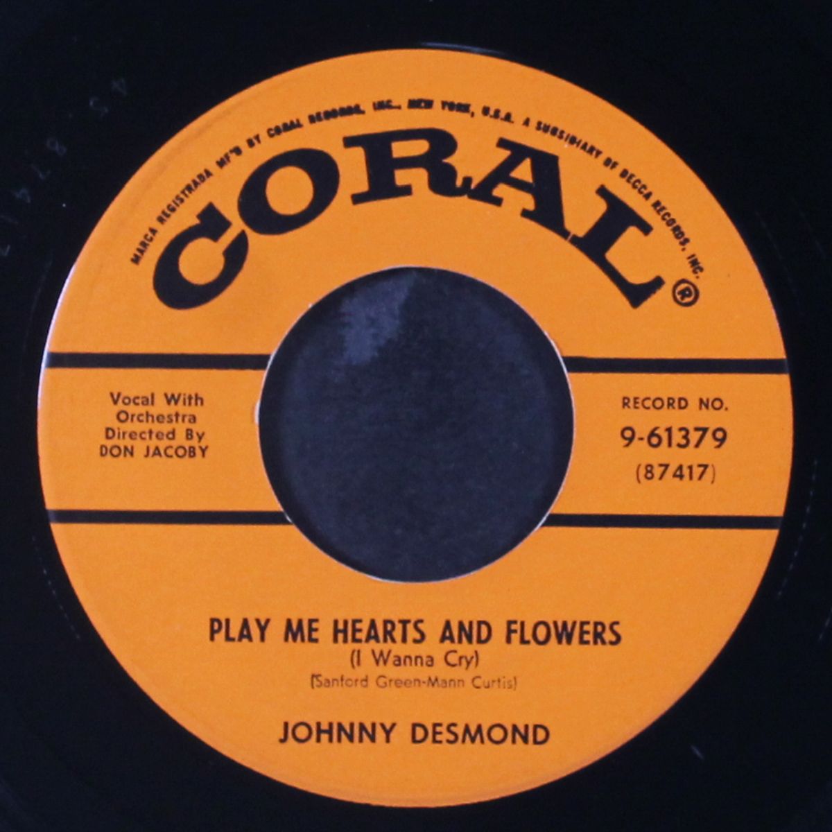 play me hearts and flowers / i'm so ashamed by JOHNNY DESMOND