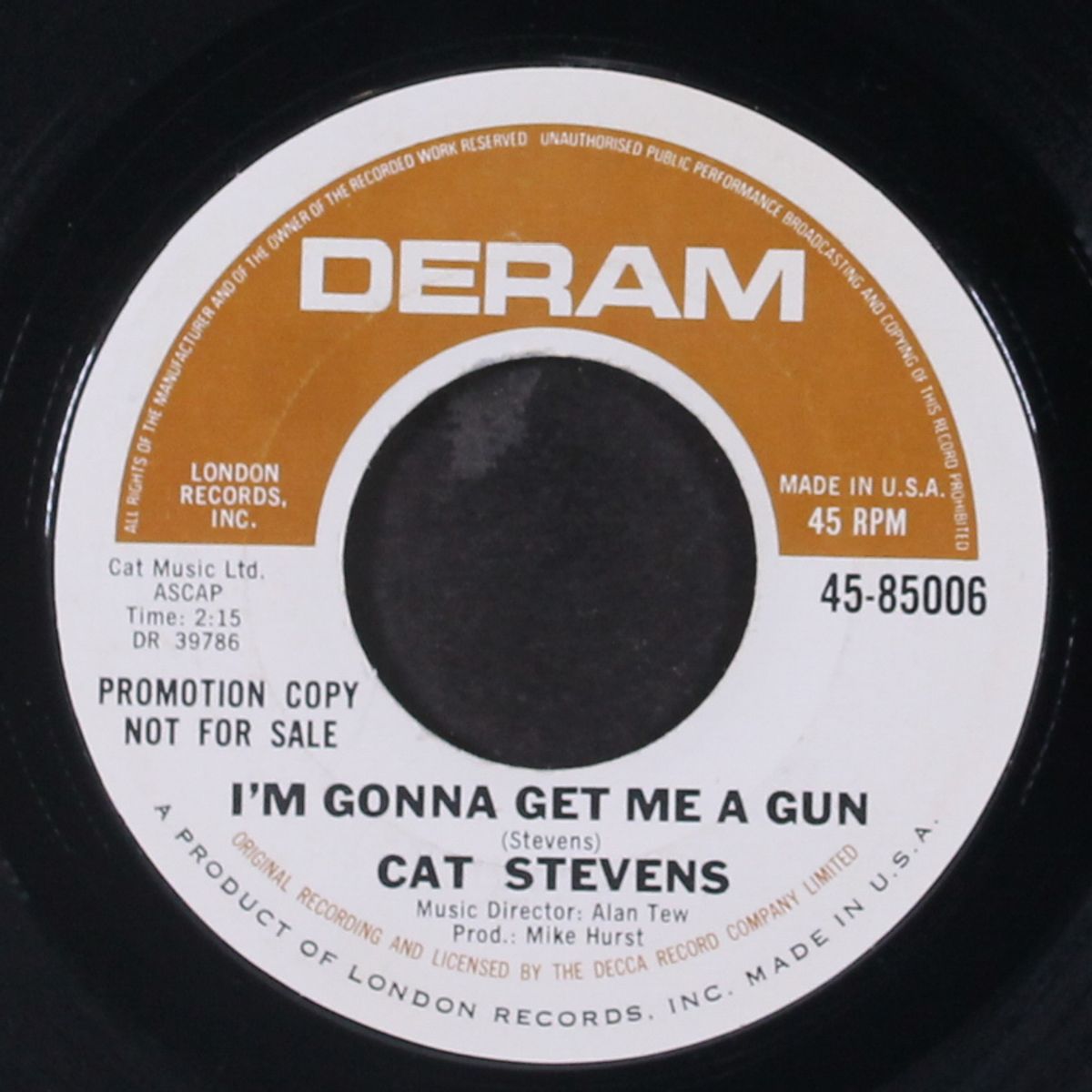school is out / i'm gonna get me a gun by CAT STEVENS