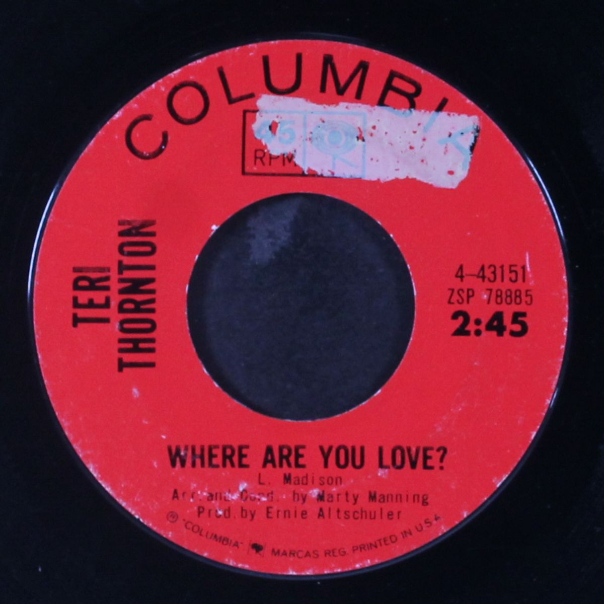 where are you love? / the secret life by TERI THORNTON