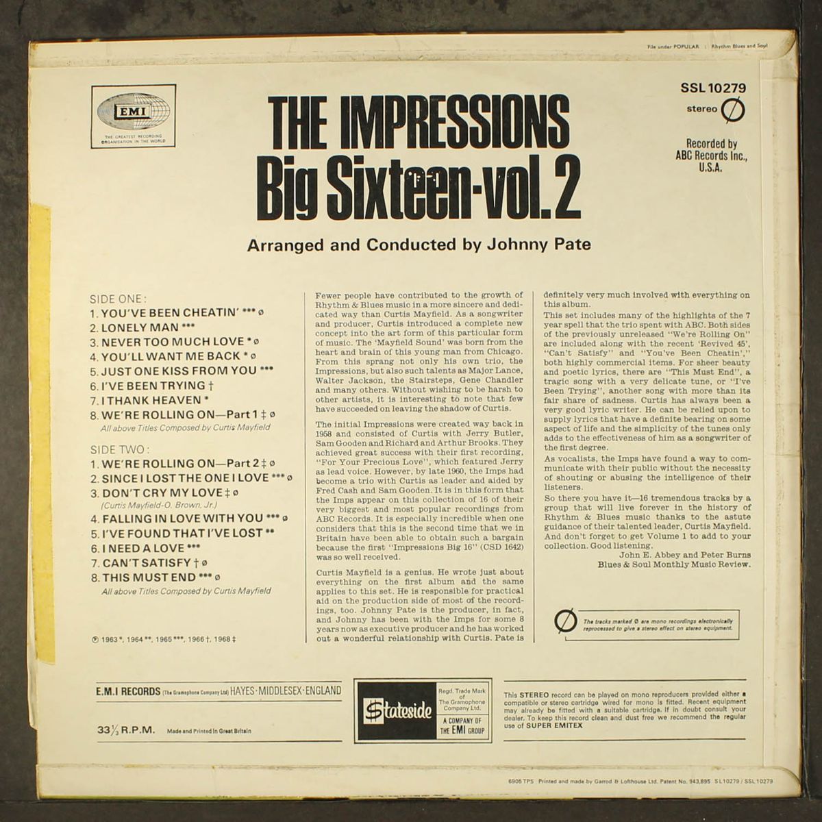 big sixteen, vol. 2 by IMPRESSIONS