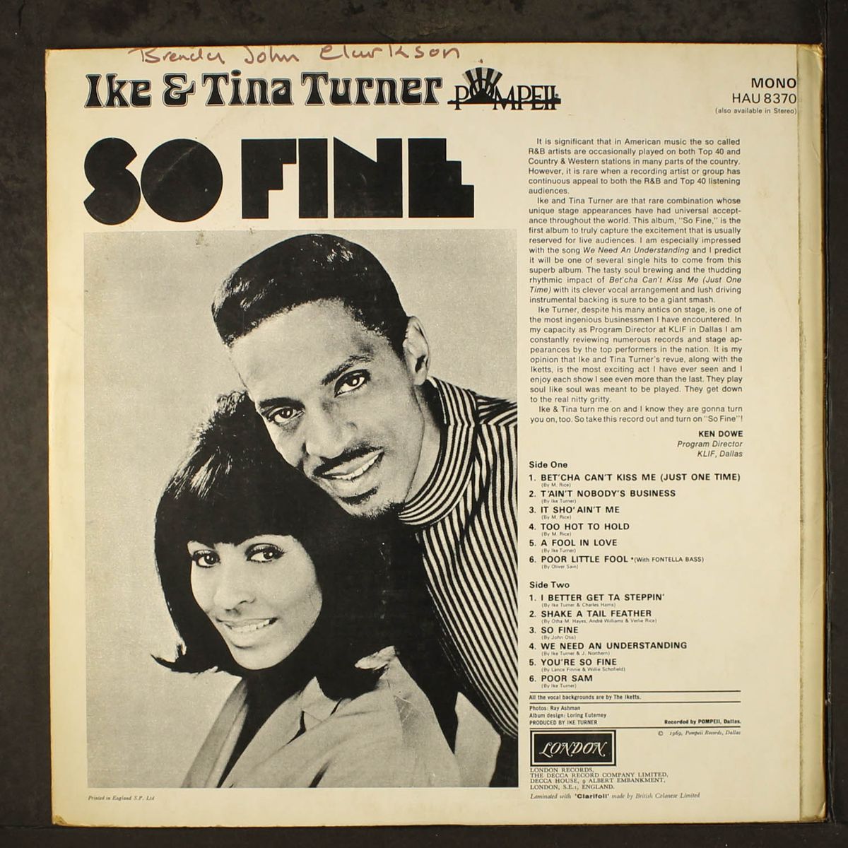 so fine by IKE & TINA TURNER