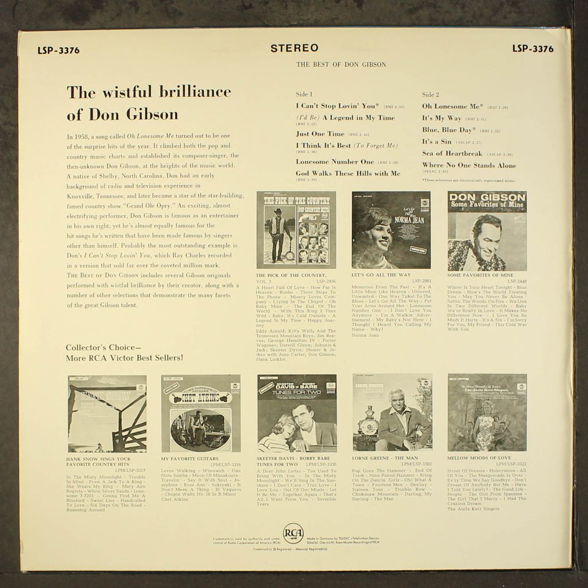 best of by DON GIBSON