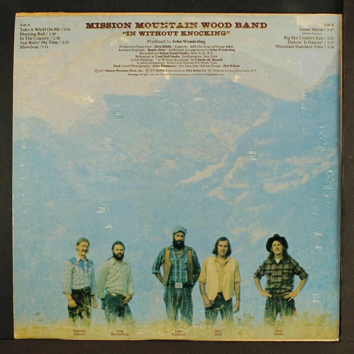 in without knocking by MISSION MOUNTAIN WOOD BAND