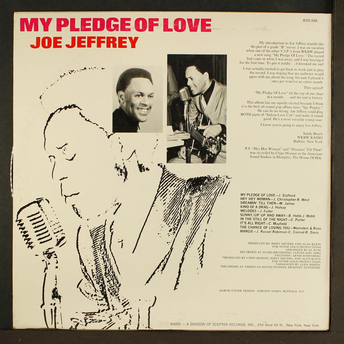 my pledge of love by JOE JEFFREY