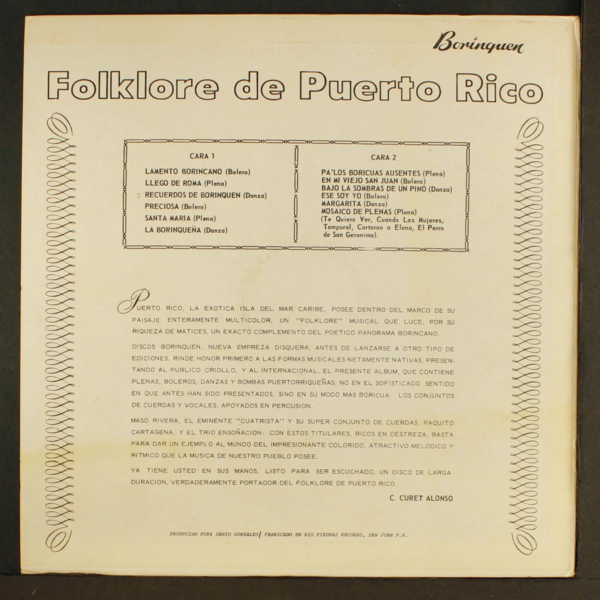 folklore de puerto rico by VARIOUS