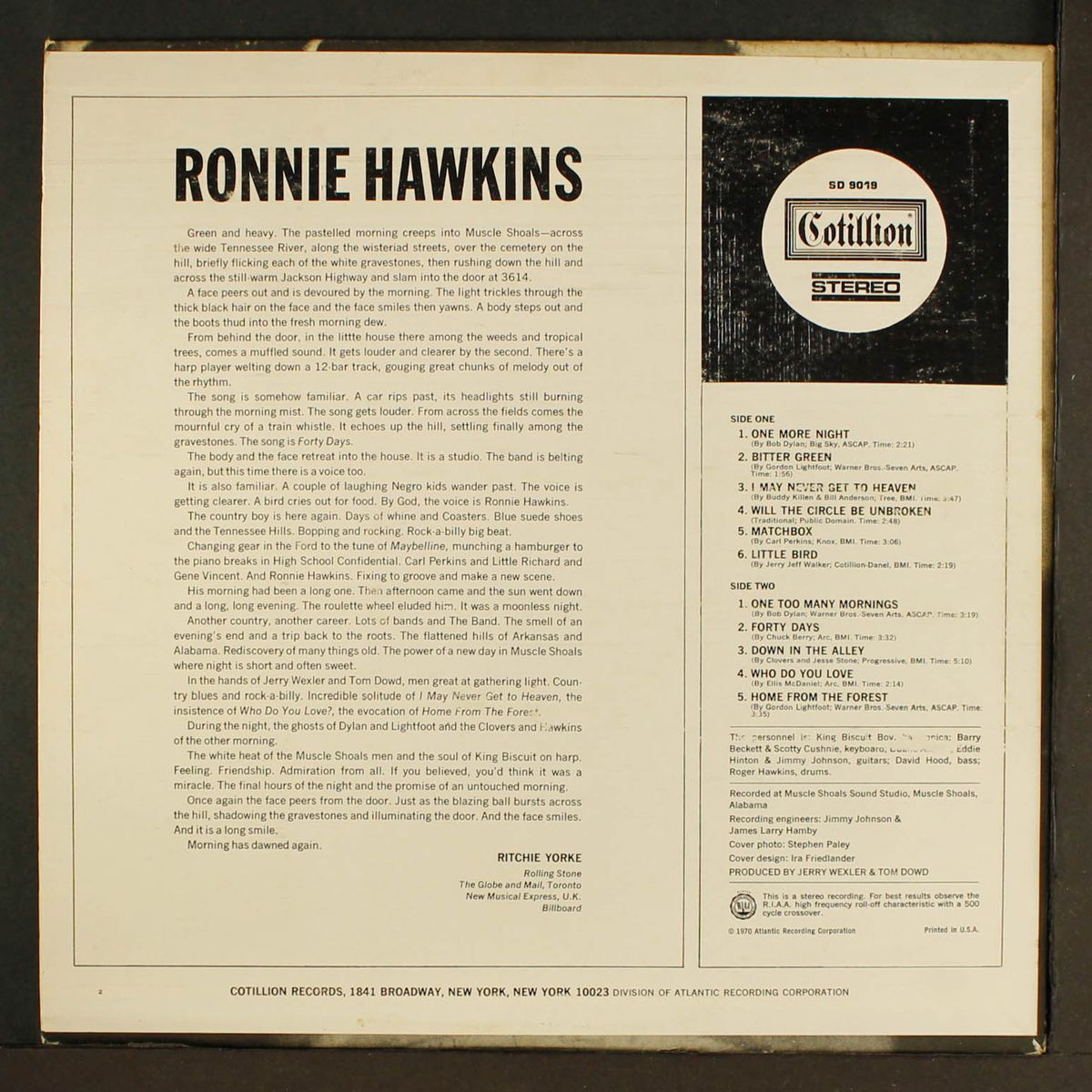 ronnie hawkins by RONNIE HAWKINS